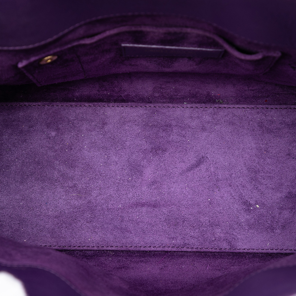 Pre-Loved Saint Laurent Baby Leather Sac De Jour Satchel - Picture 4 of 7